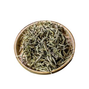 Premium aged 2020 ancient tree moonlight white tea loose leaf with black and white leaves from Jinggu Yunnan